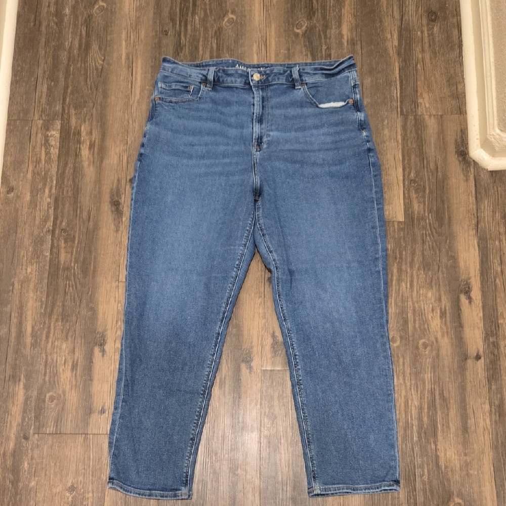 American Eagle Outfitters Blue Straight Leg Pants
